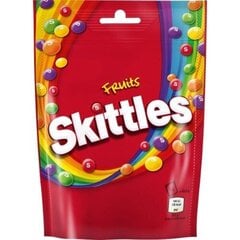 Dražee Skittles Fruit Pouch, 174g hind ja info | Maiustused | kaup24.ee