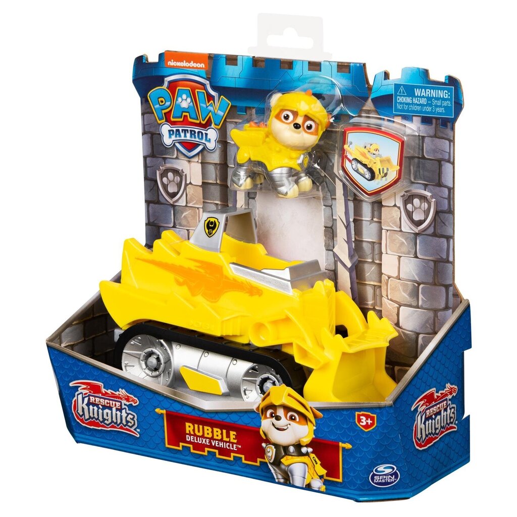 Sõiduk Rescue Knights Rubble Käpapatrull (Paw Patrull), 6063587 hind ja info | Poiste mänguasjad | kaup24.ee