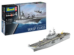 Revell - Assault Carrier USS WASP CLASS mudeli komplekt, 1/700, 65178 hind ja info | Klotsid ja konstruktorid | kaup24.ee