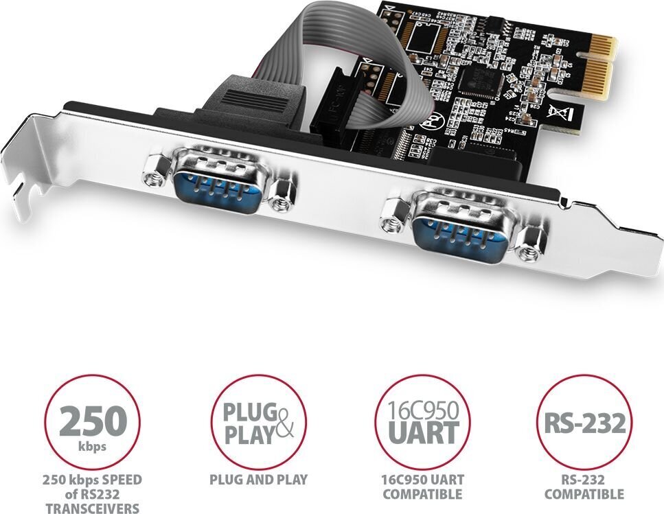 Axagon PCEA-S2N hind ja info | Regulaatorid | kaup24.ee