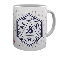 Dungeons & Dragons D20 чашка (320ml) цена и информация | Атрибутика для игроков | kaup24.ee