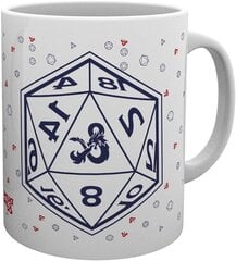 Dungeons & Dragons D20 чашка (320ml) цена и информация | Атрибутика для игроков | kaup24.ee