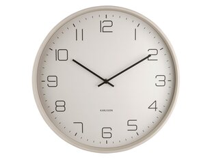 Настенные часы Великолепный металл, серый, 40 см цена и информация | Часы | kaup24.ee