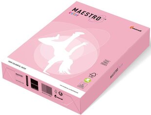 Värviline paber Maestro Color, 80g/m2, A4, 500 lehte, roosa (Pink) цена и информация | Тетради и бумажные товары | kaup24.ee