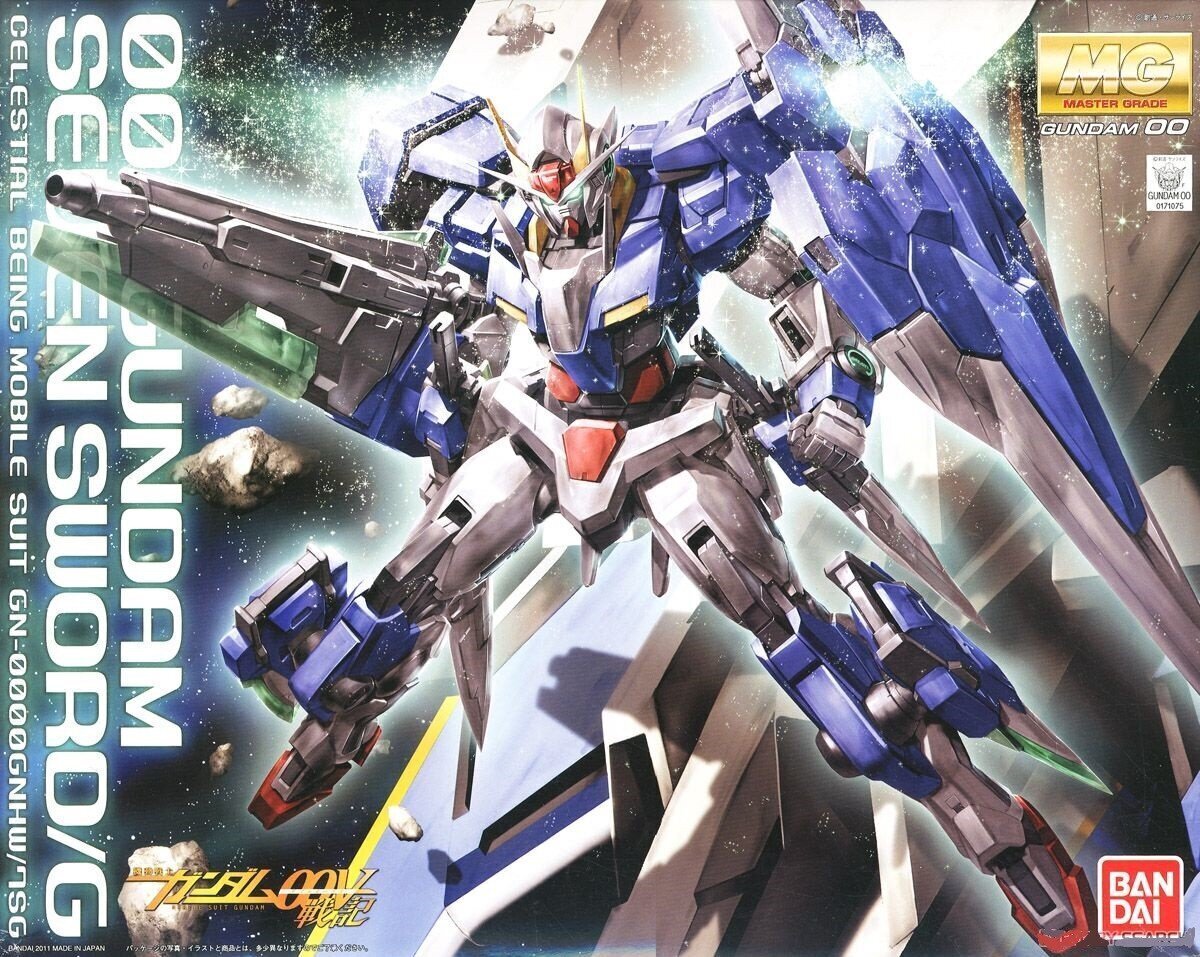 Bandai - MG 00 Gundam Seven Sword/G, 1/100, 63083 цена и информация | Klotsid ja konstruktorid | kaup24.ee