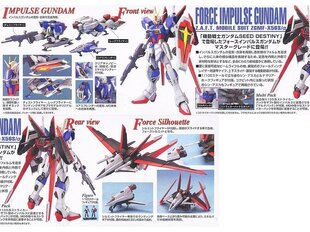 Пластиковая сборная модель Gunpla Bandai - MG Gundam Seed Force Impulse Gundam, 1/100, 63040 цена и информация | Конструкторы и кубики | kaup24.ee
