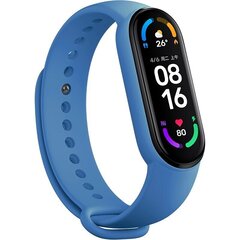 Браслет для Xiaomi Mi Band 5 / 6, синий цена и информация | Аксессуары для смарт-часов и браслетов | kaup24.ee