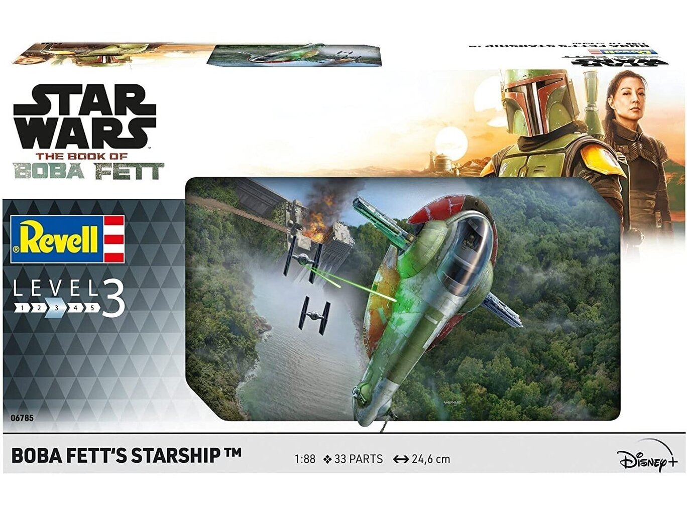 Revell - Star Wars The Book of Boba Fett: Boba Fett‘s Starship, 1/88, 06785 hind ja info | Klotsid ja konstruktorid | kaup24.ee