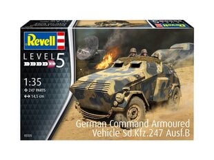 Сборная пластиковая модель Revell - German Command Armoured Vehicle Sd.Kfz. 247 Ausf. B, 1/35, 03335 цена и информация | Конструкторы и кубики | kaup24.ee