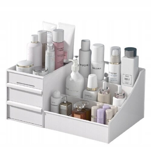 Kosmeetika organiseerija,Valge hind ja info | Meigikotid, lauapeeglid | kaup24.ee