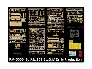 Сборная пластиковая модель Rye Field Model - Sd.Kfz. 167 StuG IV Early Production, 1/35, RFM-5060 цена и информация | Конструкторы и кубики | kaup24.ee