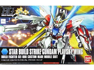 Bandai - HGBF Star Build Strike Gundam Plavsky Wing, 1/144, 58789 цена и информация | Конструкторы и кубики | kaup24.ee