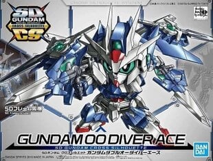 Bandai - SD Gundam Cross Silhouette Gundam 00 Diver Ace, 55343 hind ja info | Klotsid ja konstruktorid | kaup24.ee