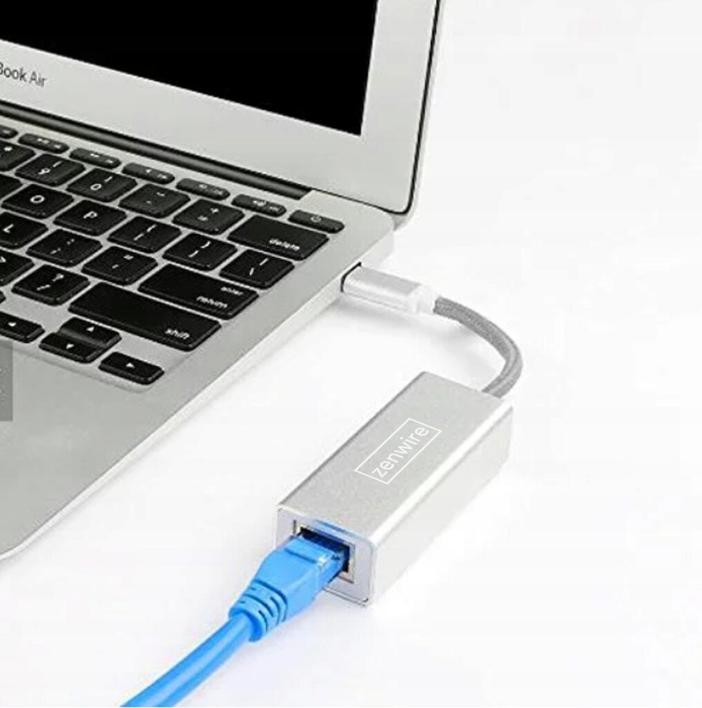 ADAPTER USB-C 3.1 Ethernet RJ45 Gigabit 1000 Mbit/s LAN hind ja info | USB jagajad, adapterid | kaup24.ee