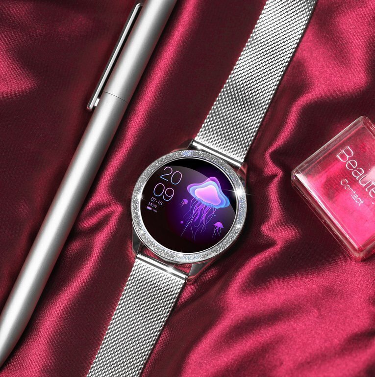 G. Rossi Beauty & Fit 2 G.RSWBF2-3C1-1 Silver + White цена и информация | Nutikellad (smartwatch) | kaup24.ee