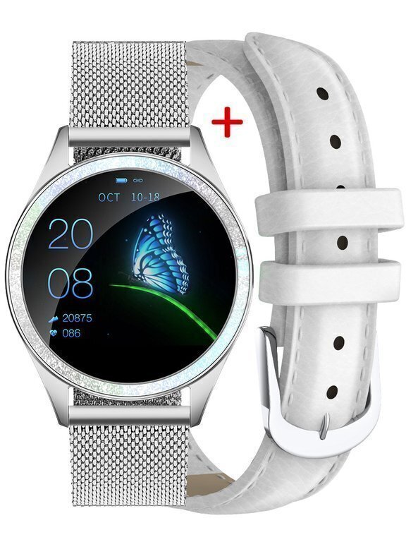 G. Rossi Beauty & Fit 2 G.RSWBF2-3C1-1 Silver + White hind ja info | Nutikellad (smartwatch) | kaup24.ee