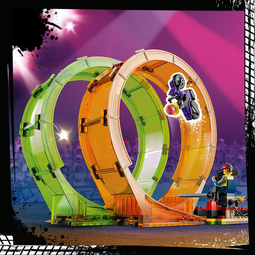 60339 LEGO® City Stunt Kaskaad trikiareen topeltsilmusega hind ja info | Klotsid ja konstruktorid | kaup24.ee