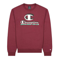 Толстовка без капюшона мужская Champion Crewneck, красная S6423394 цена и информация | Мужская спортивная одежда | kaup24.ee