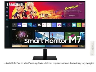 32" 4K UHD Smart Monitor M7 nutiteleri funktsionaalsusega Samsung LS32BM700UUXEN hind ja info | Monitorid | kaup24.ee