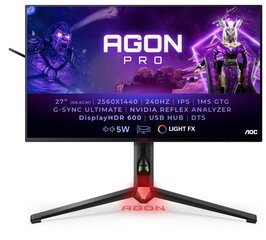 27" Quad HD LED monitor AOC AG274QS цена и информация | Мониторы | kaup24.ee