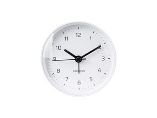 Äratuskell - Koonus, valge, 10 cm цена и информация | Часы | kaup24.ee