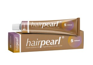 Краска для бровей и ресниц с PPD Hairpearl Nr.5 Natural, 20 мл цена и информация | Карандаши, краска для бровей | kaup24.ee