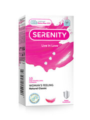 Презервативы марки Serenity Woman's Feeling Naturel Classic Ультрамягкие Классические. 10 шт. в упаковке. цена и информация | Презервативы | kaup24.ee