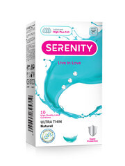 Презервативы Serenity Ultra Thin Naturel Ультратонкие. 10 шт. в упаковке. цена и информация | Презервативы | kaup24.ee