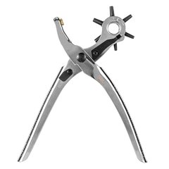 Leather Hole Punch 9" Deli Tools EDL1919C (silver) цена и информация | Инструменты для обработки кожи | kaup24.ee