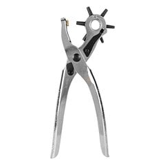 Leather Hole Punch 9" Deli Tools EDL1919C (silver) hind ja info | Naha töötlemise tööriistad | kaup24.ee
