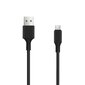 Setty charger 1x USB 3A black + microUSB cable 1,0 m hind ja info | Mobiiltelefonide laadijad | kaup24.ee