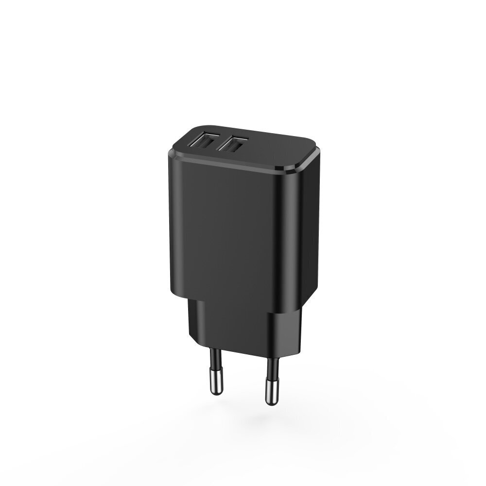 Setty charger 2x USB 3A black цена и информация | Mobiiltelefonide laadijad | kaup24.ee