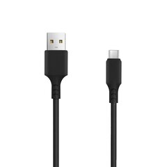 Setty charger 1x USB 1A black + microUSB cable 1,0 m NEW hind ja info | Mobiiltelefonide laadijad | kaup24.ee