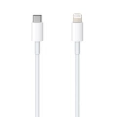 Setty cable USB-C - Lightning 1,0 m 3A white hind ja info | Mobiiltelefonide kaablid | kaup24.ee