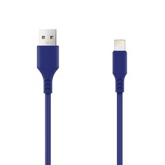 Setty cabel USB - Lightning 1,0 m 2A blue hind ja info | Mobiiltelefonide kaablid | kaup24.ee