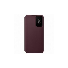 Samsung Clear View Cover for Galaxy S22 burgundy цена и информация | Чехлы для телефонов | kaup24.ee