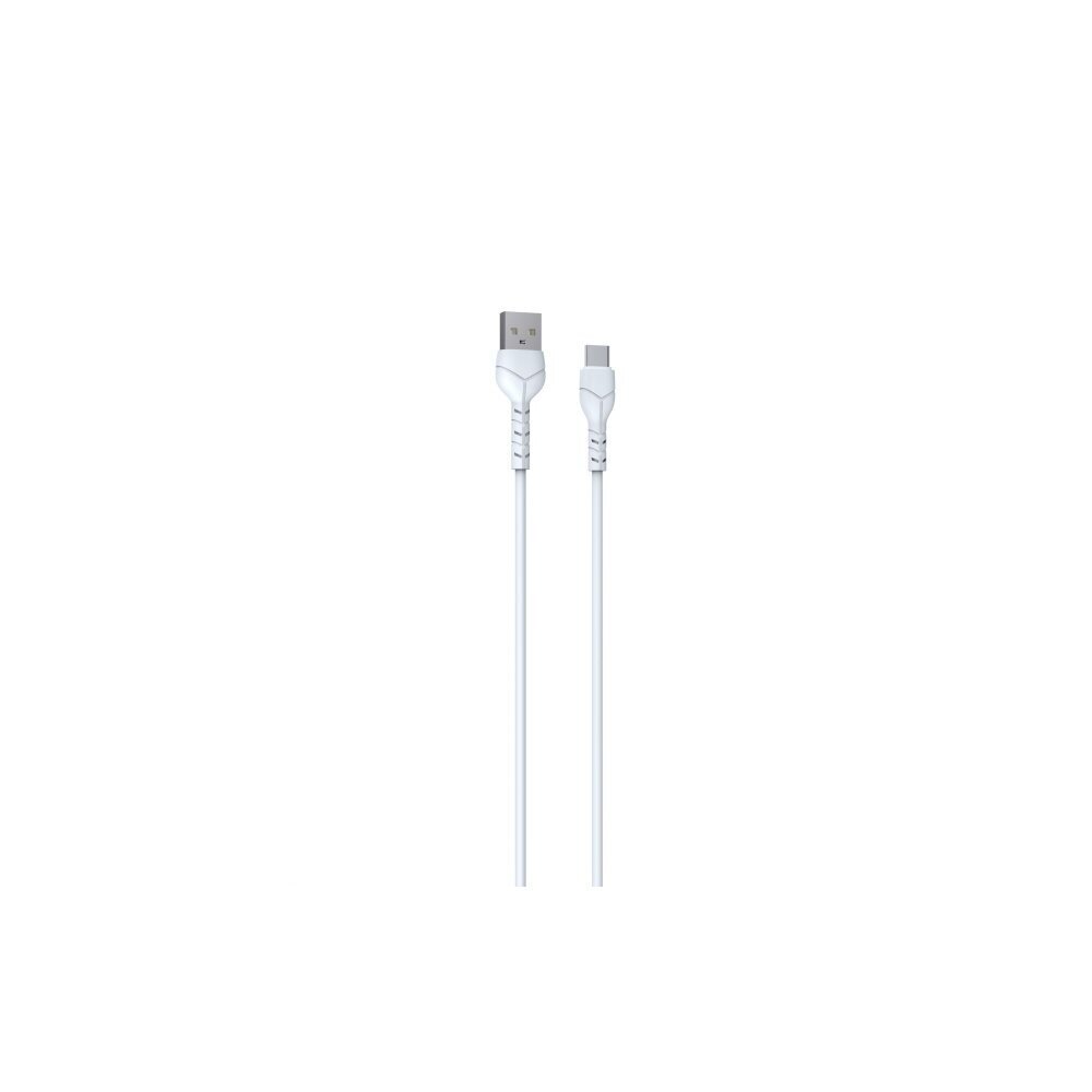 Devia Kintone cable USB - USB-C 1,0 m 2,1A white set 30 pcs V2 цена и информация | Mobiiltelefonide kaablid | kaup24.ee