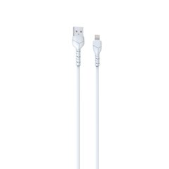 Кабель Devia Kintone USB - Lightning 1.0 м 2.1А, белый, 30 шт. V2 цена и информация | Borofone 43757-uniw | kaup24.ee