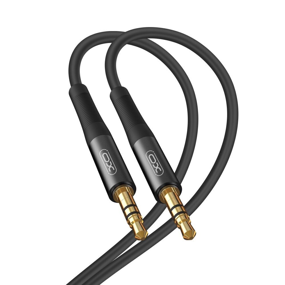 XO cable audio NB-R175B jack 3,5mm - jack 3,5mm 2,0 m black цена и информация | Mobiiltelefonide kaablid | kaup24.ee