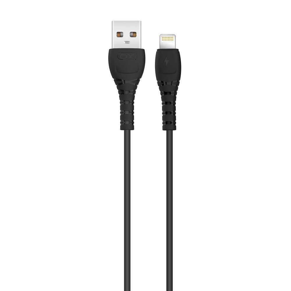 XO cable NB-Q165 USB - Lightning 1,0m 3A black hind ja info | Mobiiltelefonide kaablid | kaup24.ee