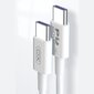 XO cable NB-Q190B USB-C - USB-C 2,0m 60W white hind ja info | Mobiiltelefonide kaablid | kaup24.ee
