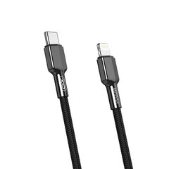 XO cable NB183A USB-C - Lightning 1,0m 20W black цена и информация | Кабели для телефонов | kaup24.ee