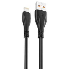 Кабель XO NB185 USB - Lightning, 1.0 м 6А, черный цена и информация | Кабели для телефонов | kaup24.ee