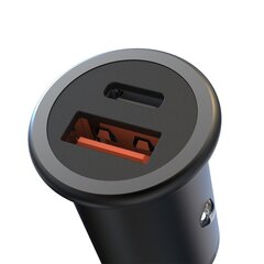 Автомобильное зарядное устройство XO CC38 PD QC 3.0 20W 1X USB 1x USB-C, черное цена и информация | Зарядные устройства для телефонов | kaup24.ee