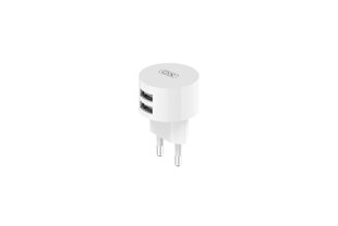 XO wall charger L62 2x USB 2,4A white цена и информация | Зарядные устройства для телефонов | kaup24.ee