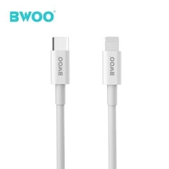 BWOO cable X193 USB-C - Lightning PD 1,0m 20W white цена и информация | Кабели для телефонов | kaup24.ee