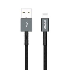 BWOO cable X211L USB - Lightning 1,0m 2,4A black цена и информация | Кабели для телефонов | kaup24.ee