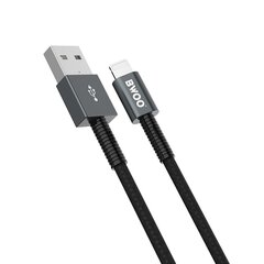 BWOO cable X211L USB - Lightning 1,0m 2,4A black цена и информация | Кабели для телефонов | kaup24.ee