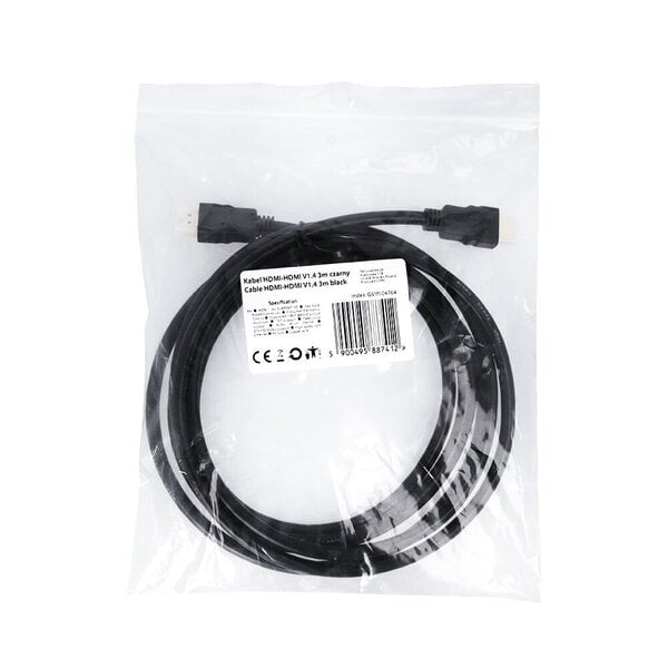 Кабель HDMI-HDMI Cable V1.4 3 м, черный цена | kaup24.ee