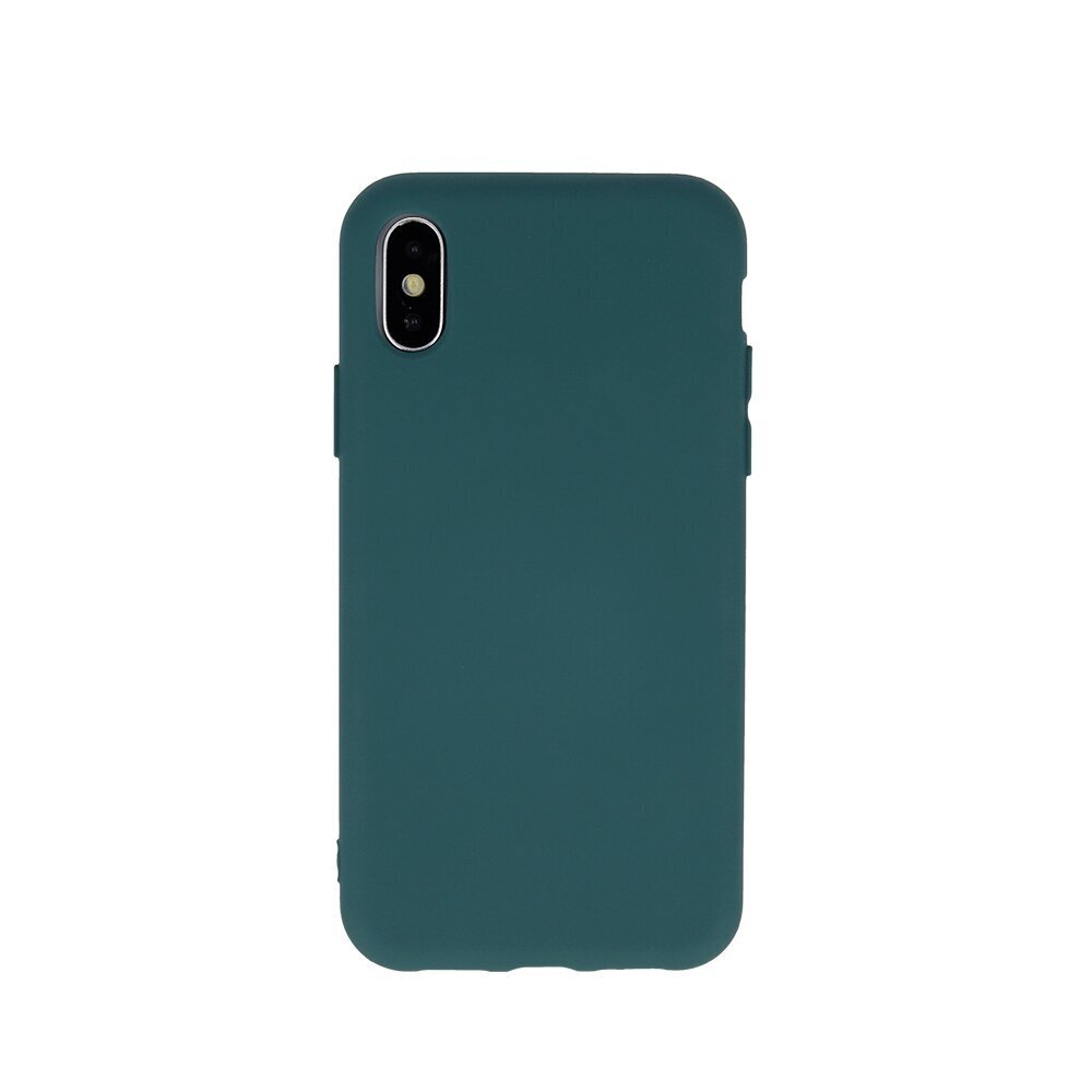 Silicon case for Samsung Galaxy A22 5G forest green цена и информация | Telefoni kaaned, ümbrised | kaup24.ee